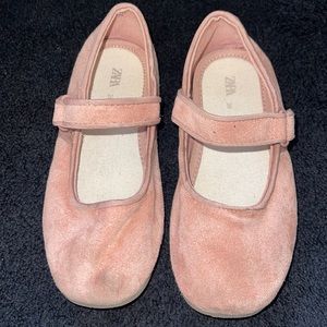 Zara girl pink ballet flats